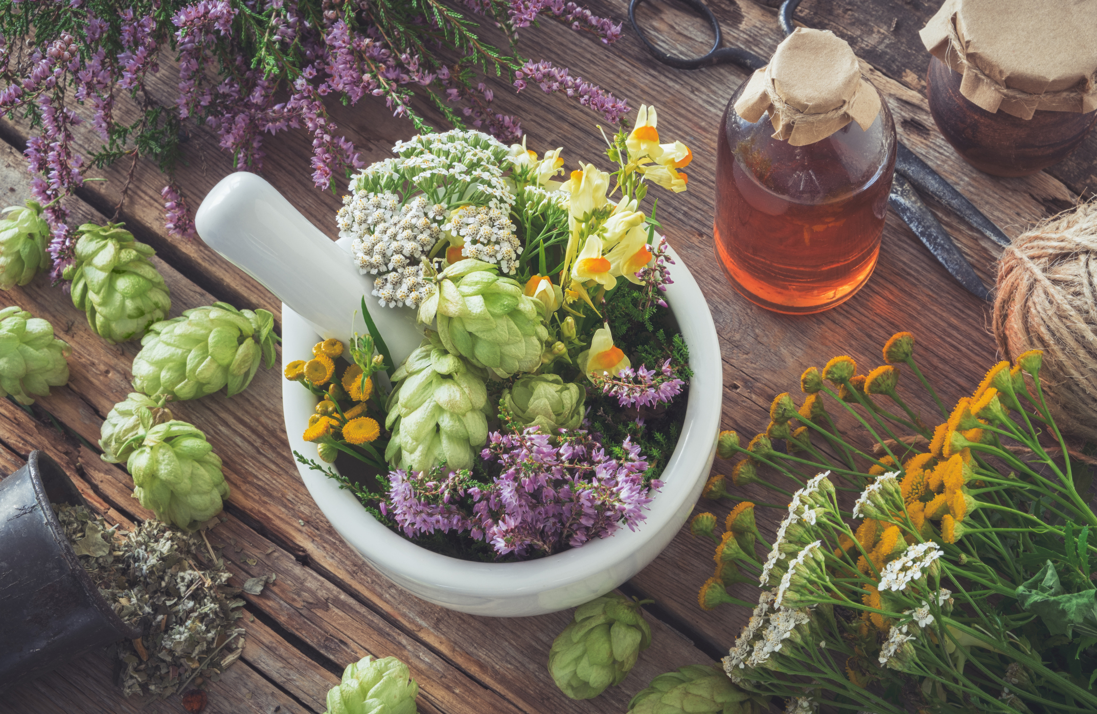 Substanțele anxiolitice pot fi găsite în natură, chiar și în alimente. 