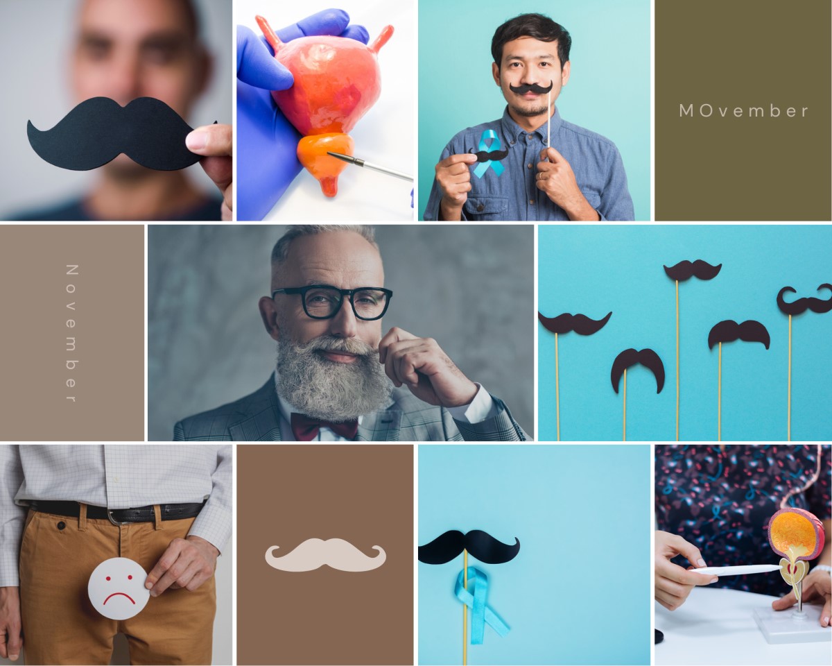 Movember - Noiembrie, luna de conștientizare a sănătății bărbaților și a luptei împotriva cancerului de prostată, testicular, a cancerului mintal și a sinuciderii.