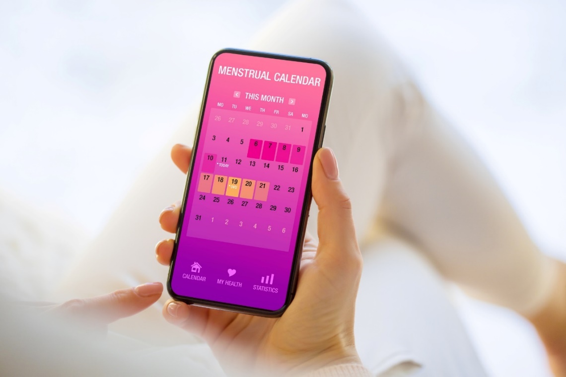 Calendarul menstrual - un tip de aplicație mobilă pentru calcularea menstruației, a ovulației și a perioadei fertile a unei femei.